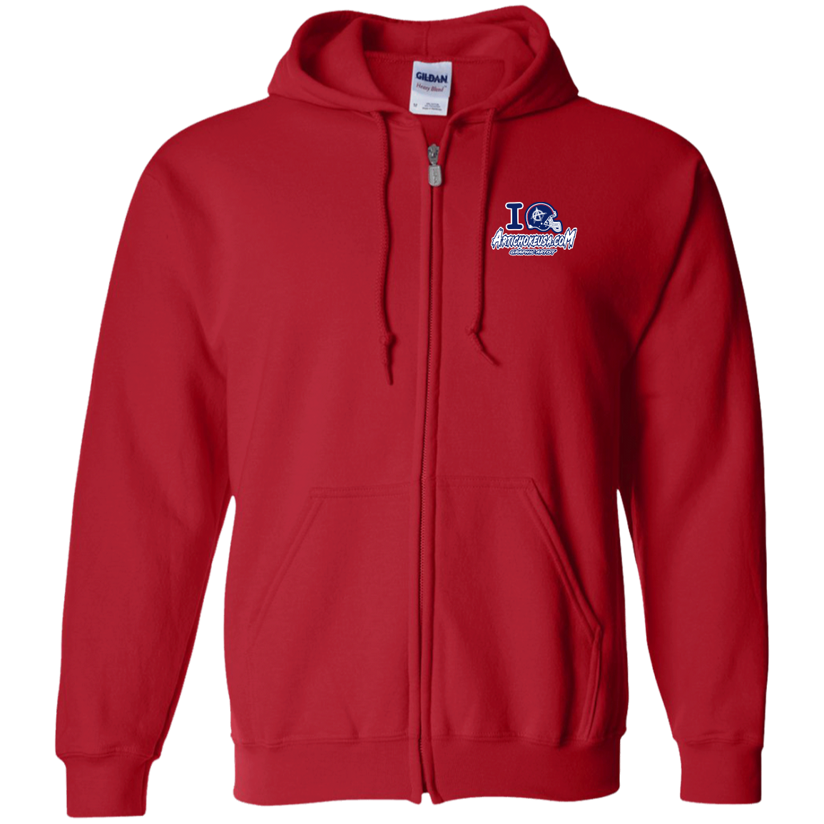 ArtichokeUSA Custom Design. New England Deflatriots. New England Patriots Parody. Zip Up Hooded Sweatshirt