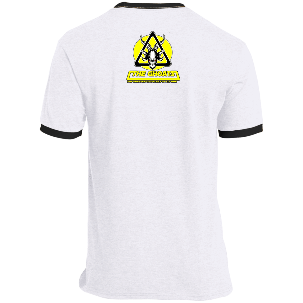 The GHOATS Custom Design. # 39 The Dark Side of Hustling. Ringer Tee