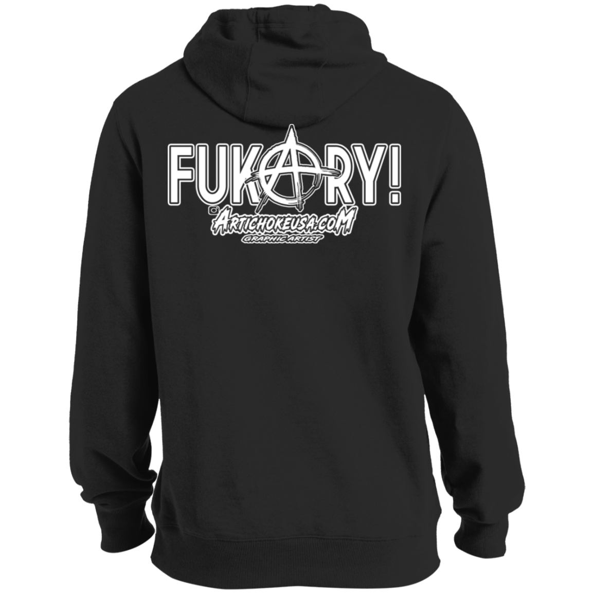 ArtichokeUSA Custom Design. FUKCERY. The New Bullshit. Tall Pullover Hoodie