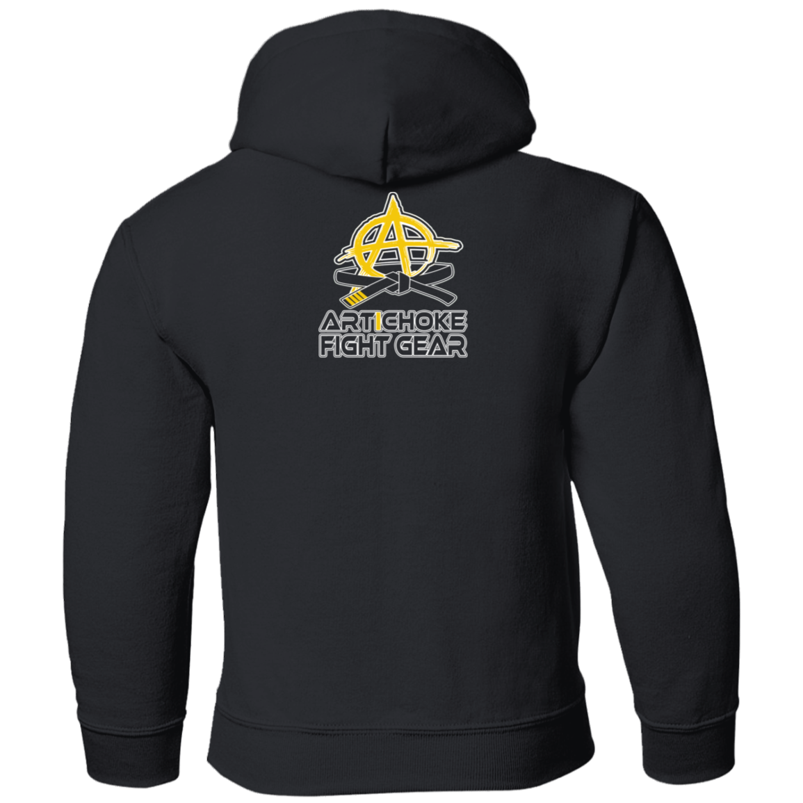 Artichoke Fight Gear Custom Design #8. USE ARMBARS. US Army Parody. Youth Hoodie