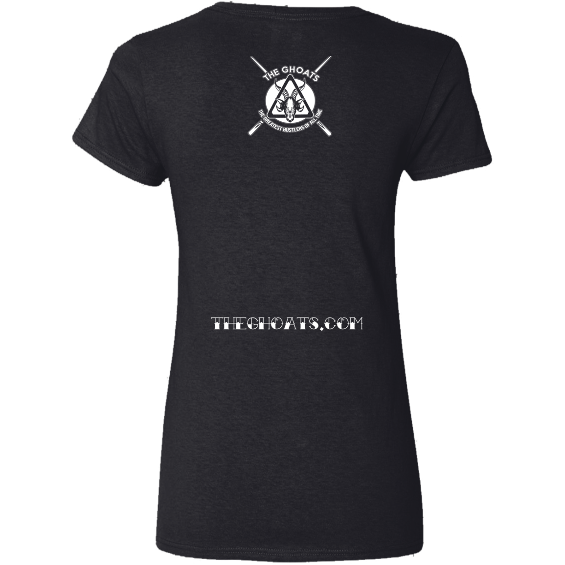 The GHOATS Custom Design. #28 Rack Em' (Ladies only). Ladies' Basic V-Neck T-Shirt