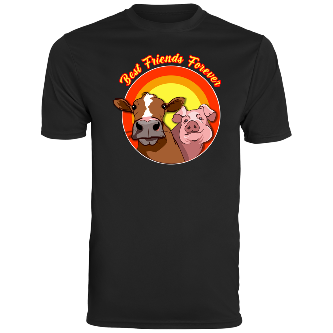 ArtichokeUSA Custom Design. Best Friends Forever. Bacon Cheese Burger. Men's Moisture-Wicking Tee