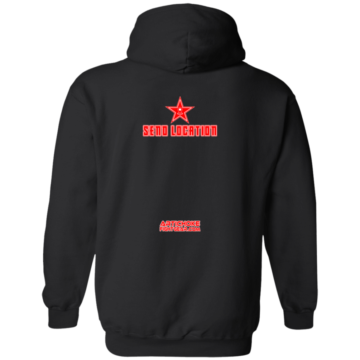 Artichoke Fight Gear Custom Design #17. SEND LOCATION. Basic Pullover Hoodie