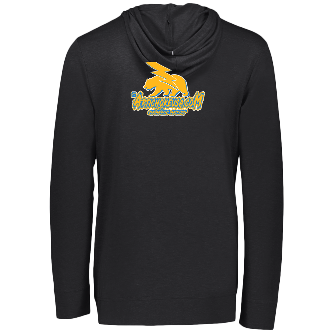 ArtichokeUSA Custom Design. Los Angeles Chargers Fan Art. Eco Triblend T-Shirt Hoodie