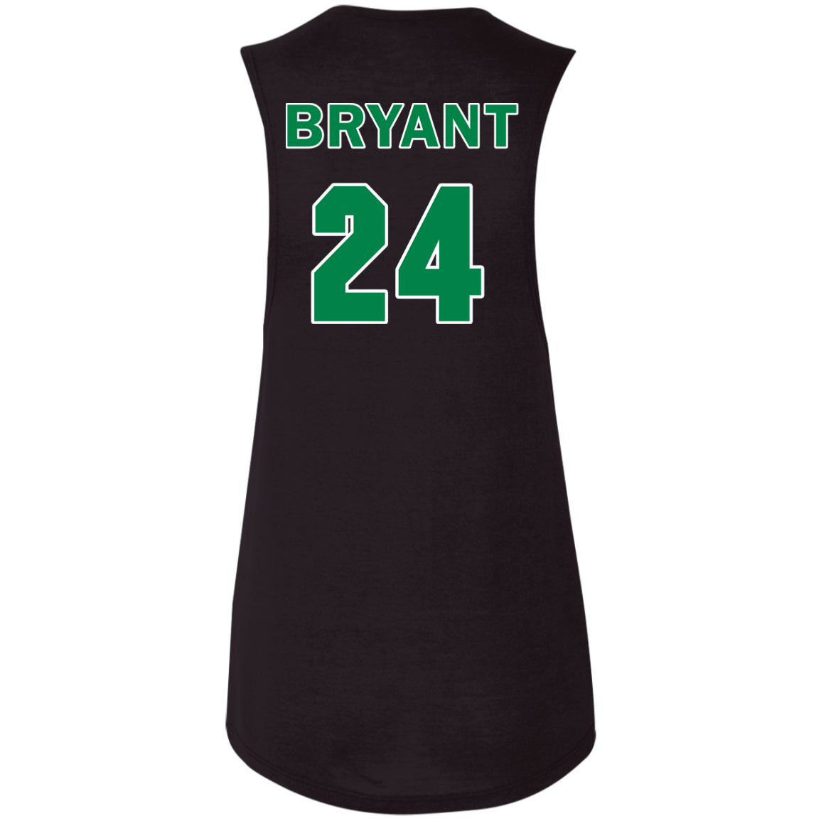 ArtichokeUSA Custom Design. RIP Kobe. Mamba Forever. Celtics / Lakers Fan Art Tribute. Ladies' Flowy Muscle Tank