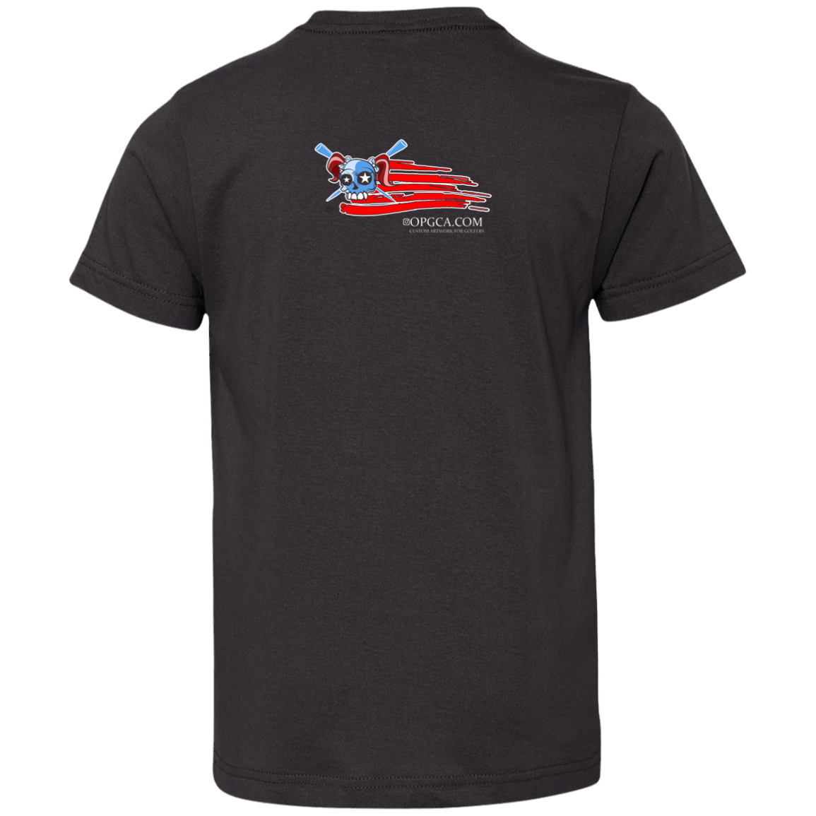 OPG Custom Design #12. American Golfer. Female Edition. Youth Jersey T-Shirt