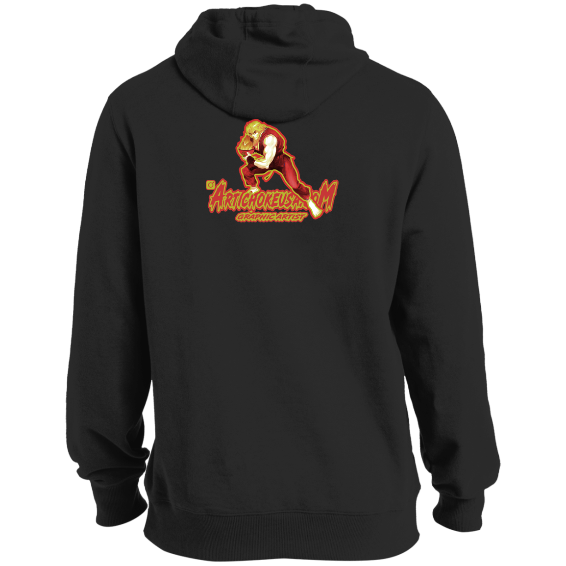 ArtichokeUSA Custom Design. Pho Ken Artichoke. Street Fighter Parody. Gaming. Ultra Soft Pullover Hoodie