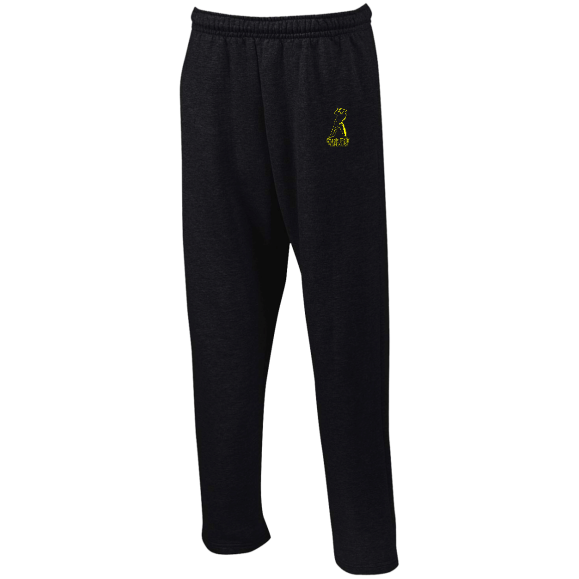OPG Custom Design #19. GUCK FOLF. Men's Edition. Open Bottom Sweatpants with Pockets
