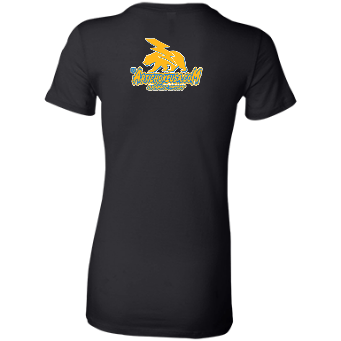 ArtichokeUSA Custom Design. Los Angeles Chargers Fan Art. Ladies' Favorite T-Shirt