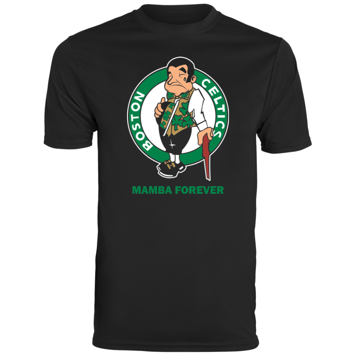 ArtichokeUSA Custom Design. RIP Kobe. Mamba Forever. Celtics / Lakers Fan Art Tribute. Men's Moisture-Wicking Tee