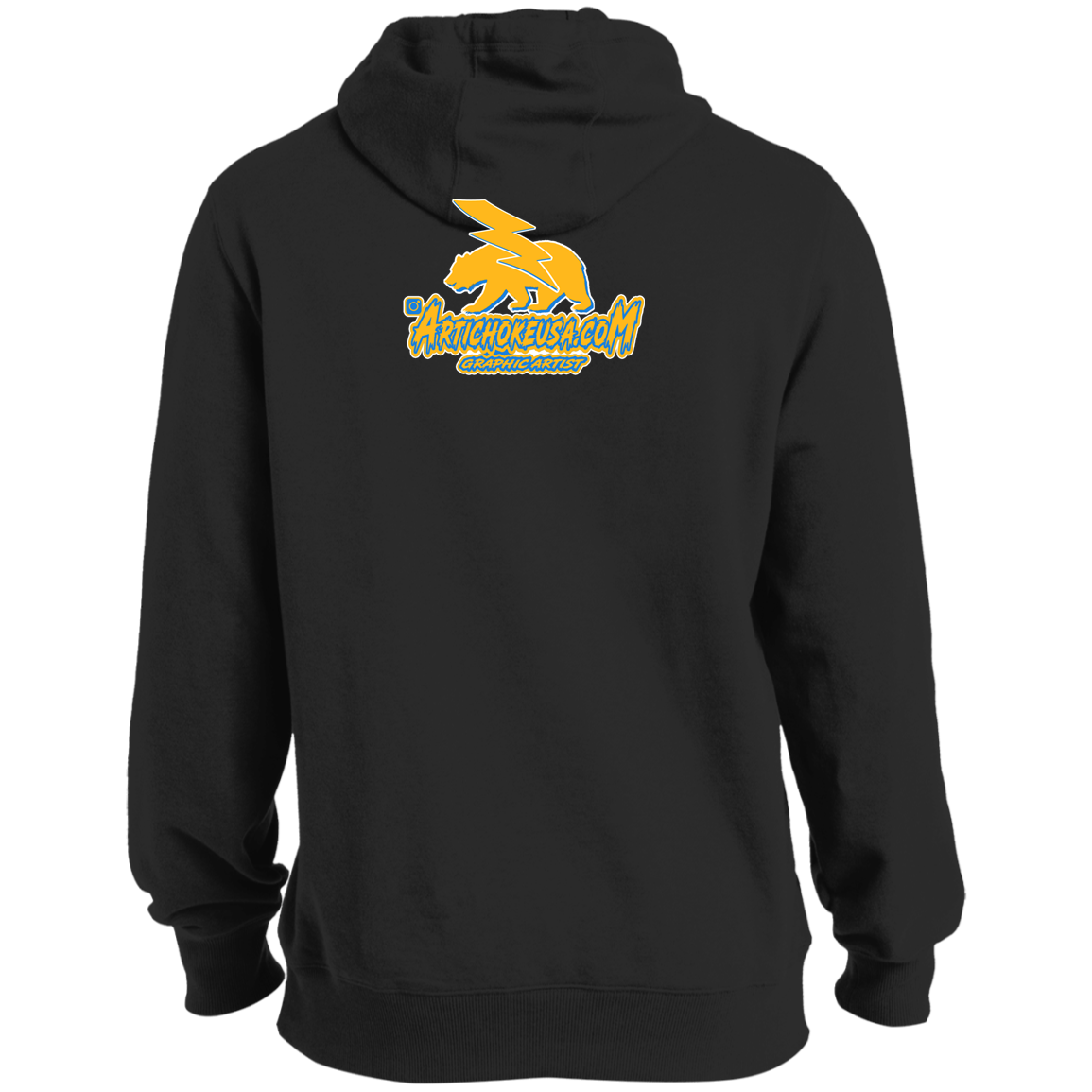 ArtichokeUSA Custom Design. Los Angeles Chargers Fan Art. Tall Pullover Hoodie