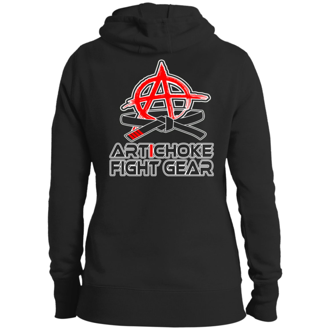 Artichoke Fight Gear Custom Design #9. Babality. Mortal Kombat Parody. MMA. Ladies' Ultra Soft Hoodie