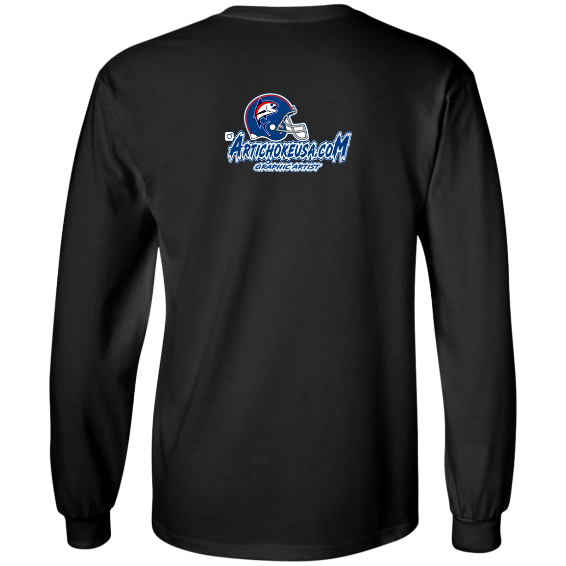 ArtichokeUSA Custom Design. The Big Tuna. Bill Parcell Tribute. NY Giants Fan Art. Youth LS T-Shirt