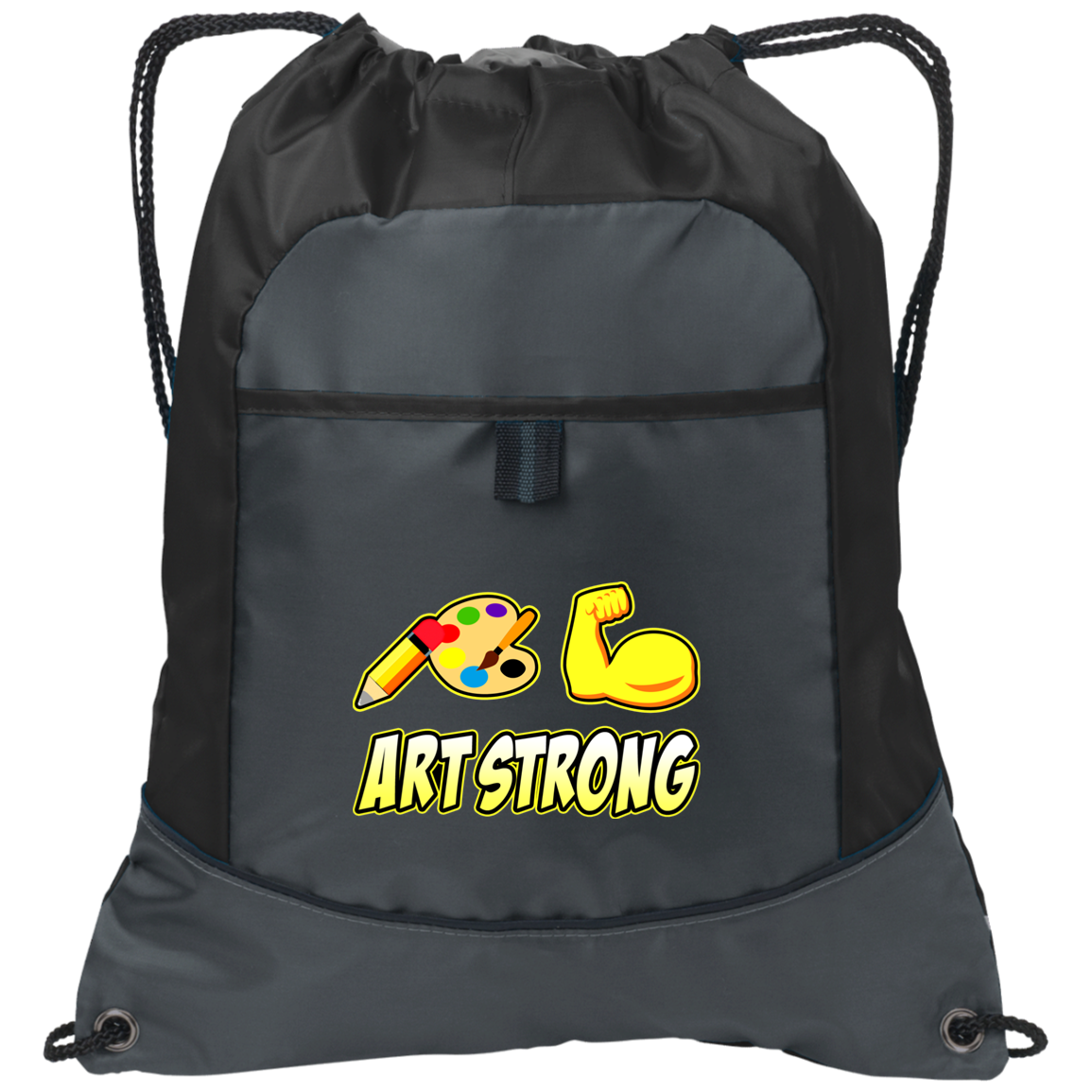 ArtichokeUSA Custom Design. Art Strong. Pocket Cinch Pack
