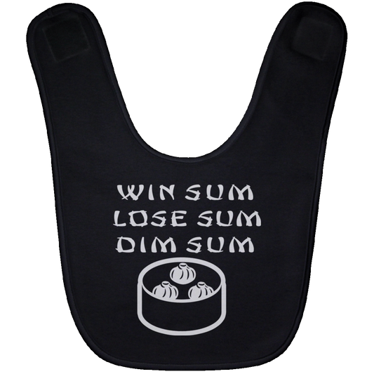 ArtichokeUSA Custom Design. WIN SUM. LOSE SUM. DIM SUM. Baby Bib