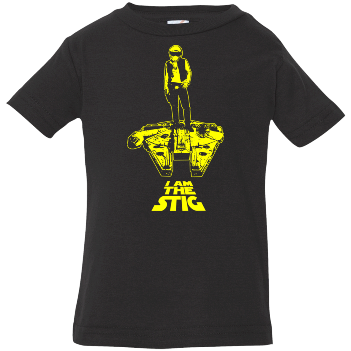 ArtichokeUSA Custom Design. I am the Stig. Han Solo / The Stig Fan Art. Infant Jersey T-Shirt