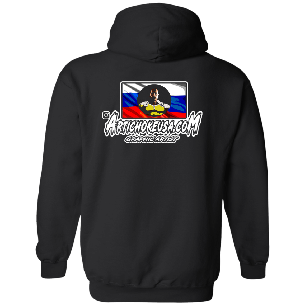 ArtichokeUSA Custom Design. One Punch Fedor. Fedor Emelianenko/One Punch Man Fan Art. Basic Pullover Hoodie