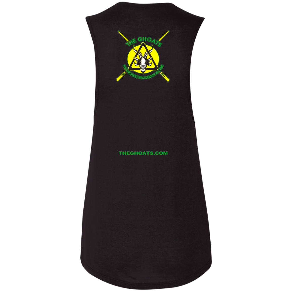 The GHOATS Custom Design. #13. GHOATS SMASH. Ladies' Flowy Muscle Tank