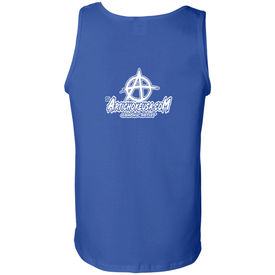 ArtichokeUSA Custom Design. Adobo. Adidas Parody. 100% Cotton Tank Top
