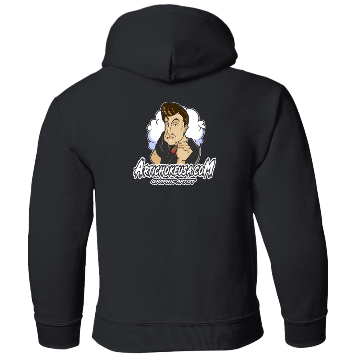 ArtichokeUSA Custom Design. Innovation. Elon Musk Parody Fan Art. Youth Pullover Hoodie