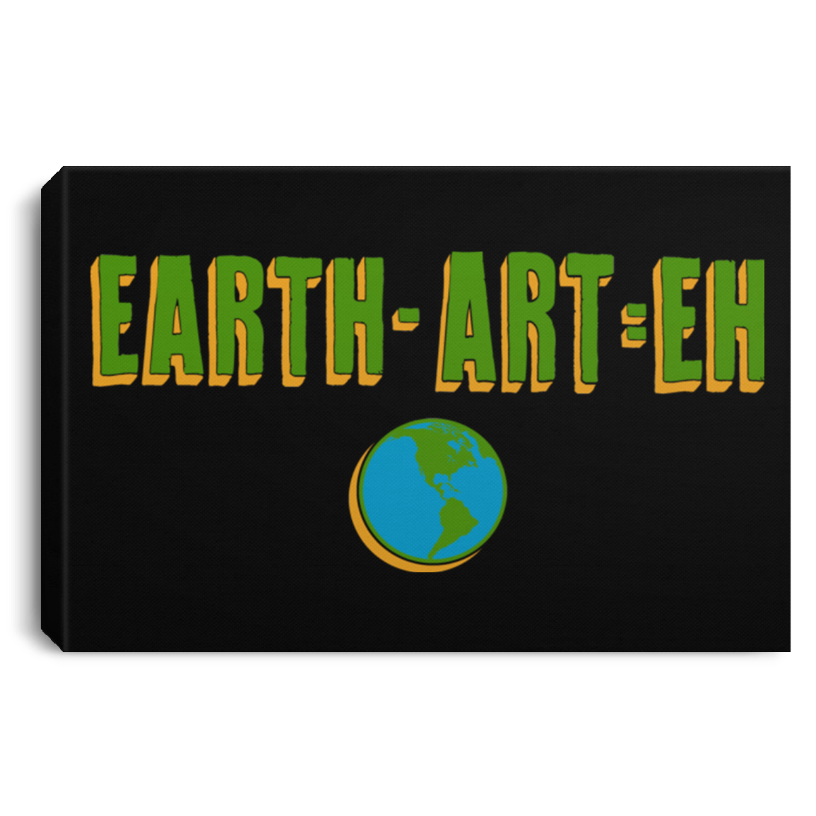 ArtichokeUSA Custom Design. EARTH-ART=EH. Landscape Canvas .75in Frame