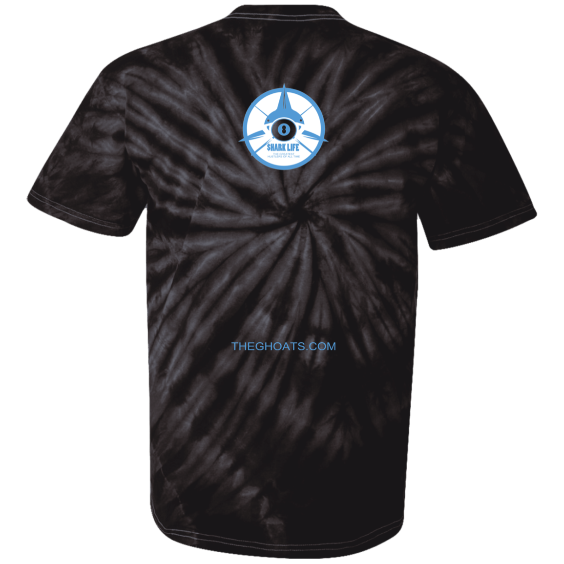The GHOATS Custom Design. #32. Shark Week. Shark Life. Youth Tie Dye T-Shirt