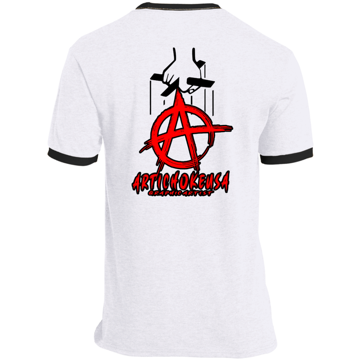 ArtichokeUSA Custom Design. Godfather Simms. NY Giants Superbowl XXI Champions. Ringer Tee