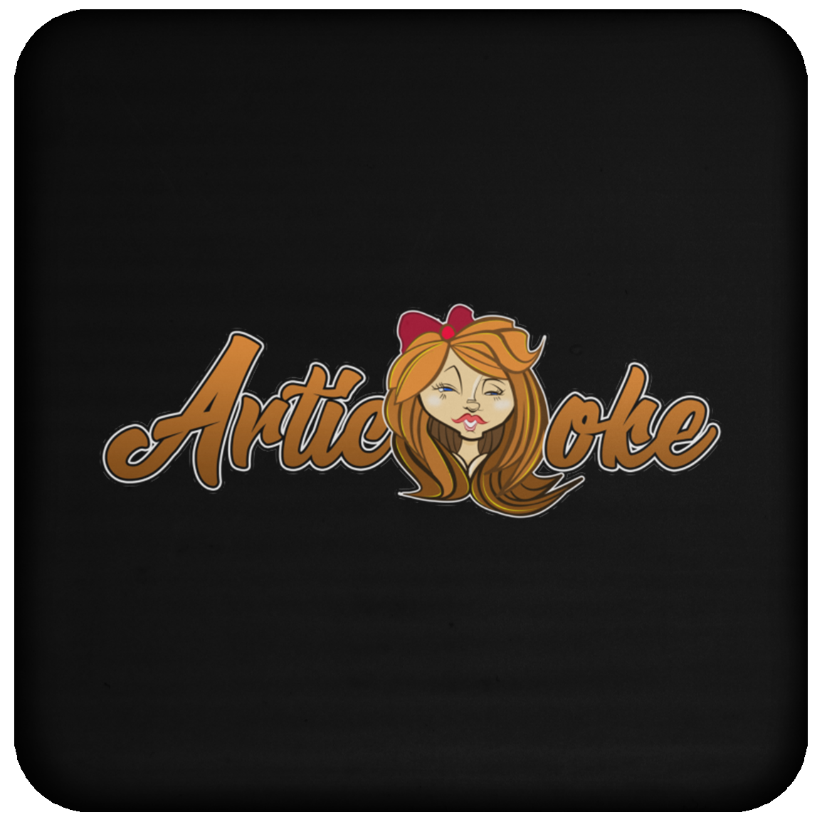 ArtichokeUSA custom design with text #14. Coaster