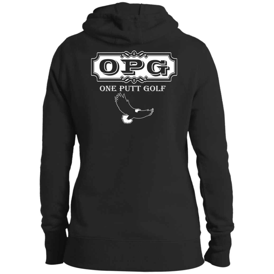 OPG Custom Design #0. OPG - One Putt Golf. Front and Back Design. Ladies' Pullover Hoodie