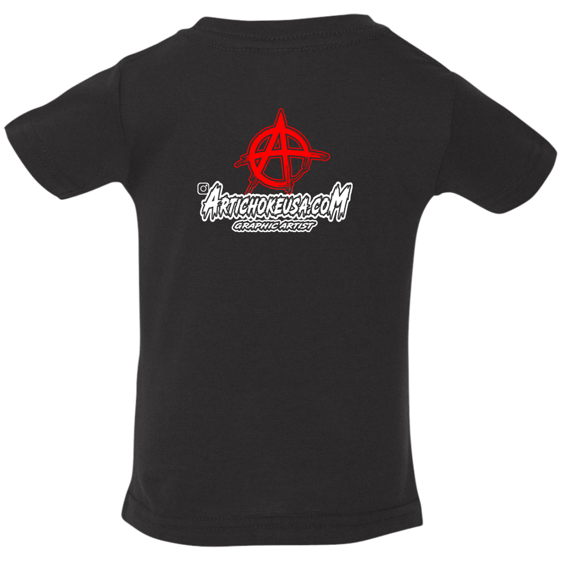 ArtichokeUSA Custom Design. RUN ART. RUN DMC Parody. Infant Jersey T-Shirt