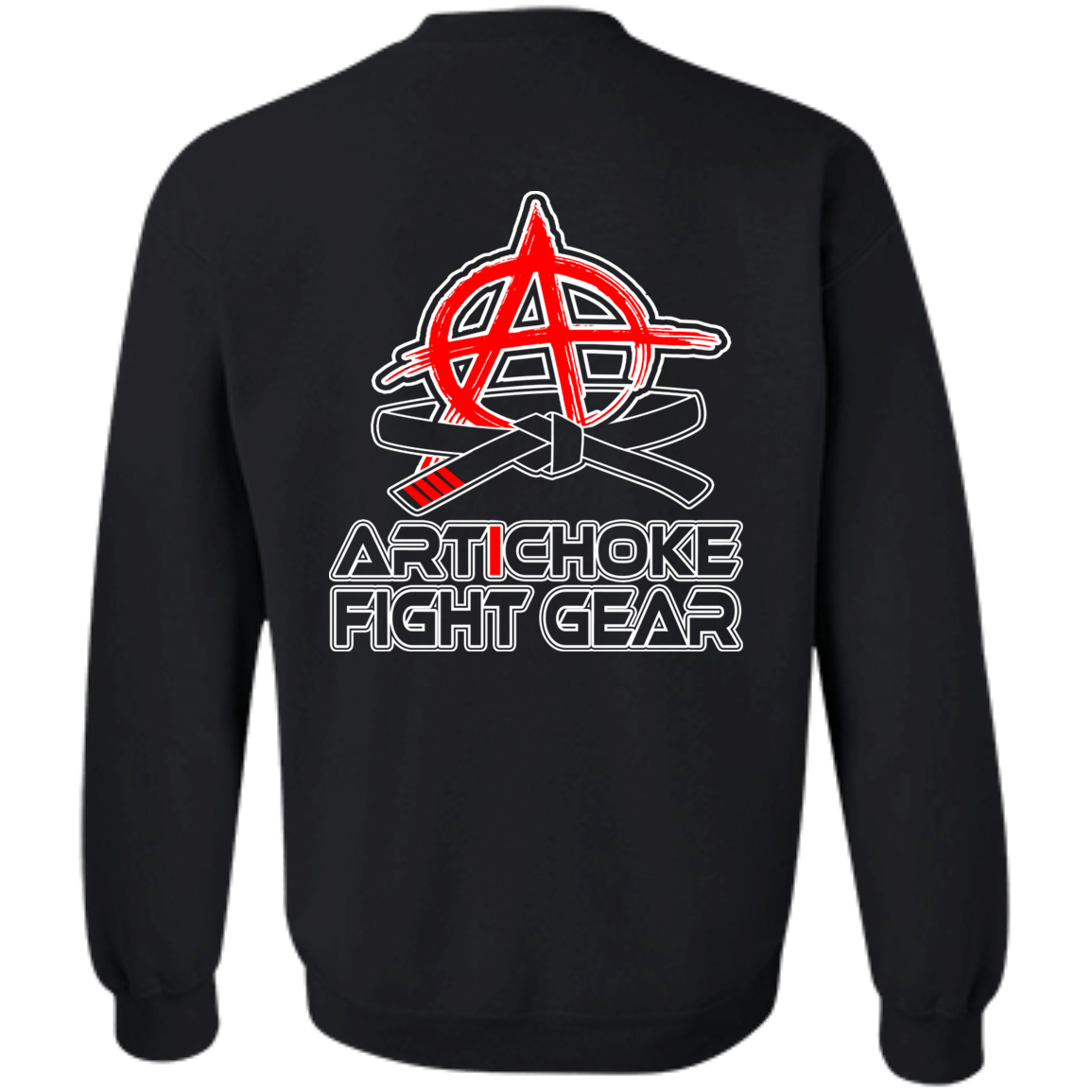Artichoke Fight Gear Custom Design #12. Got Talk? MMA. Crewneck Sweatshirt