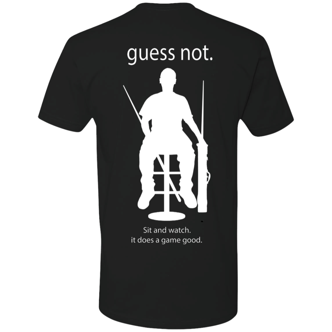 The GHOATS Custom Design. #40 Got Game? / Guess Not. Premium Short Sleeve T-Shirt