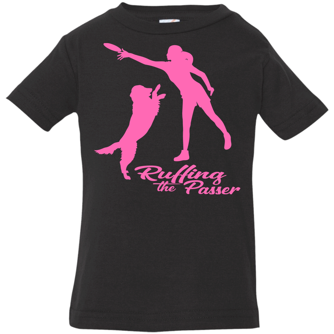 ArtichokeUSA Custom Design. Ruffing the Passer. Labrador Edition. Female Version. Infant Jersey T-Shirt