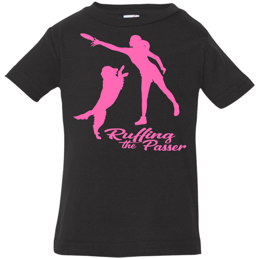 ArtichokeUSA Custom Design. Ruffing the Passer. Labrador Edition. Female Version. Infant Jersey T-Shirt