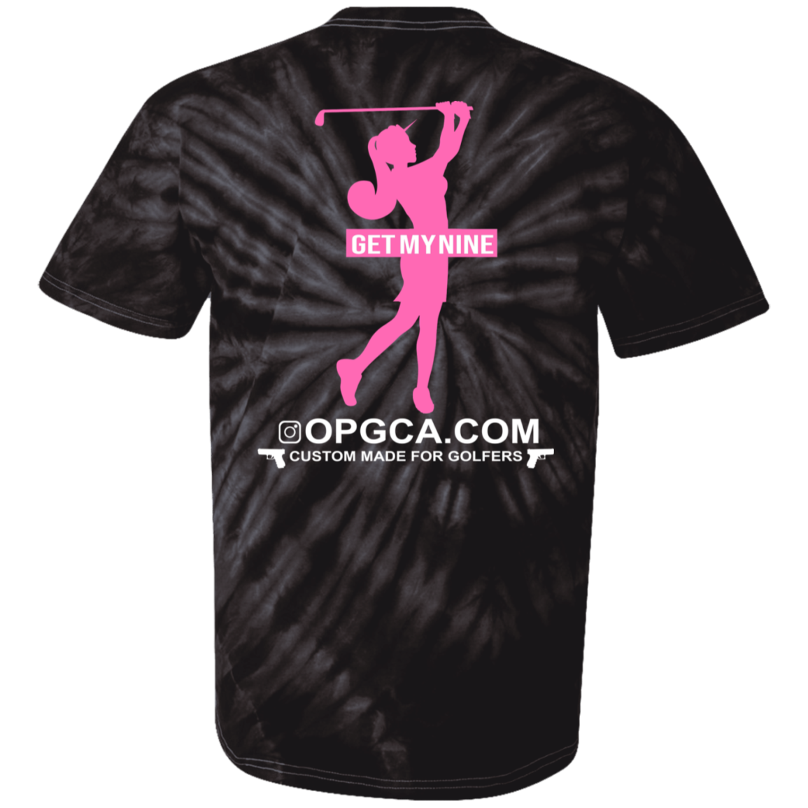 OPG Custom Design #16. Get My Nine. 100% Cotton Tie Dye T-Shirt