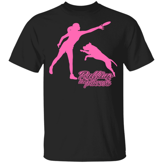 ArtichokeUSA Custom Design. Ruffing the Passer. Pitbull Edition. Female Version. Youth 5.3 oz 100% Cotton T-Shirt