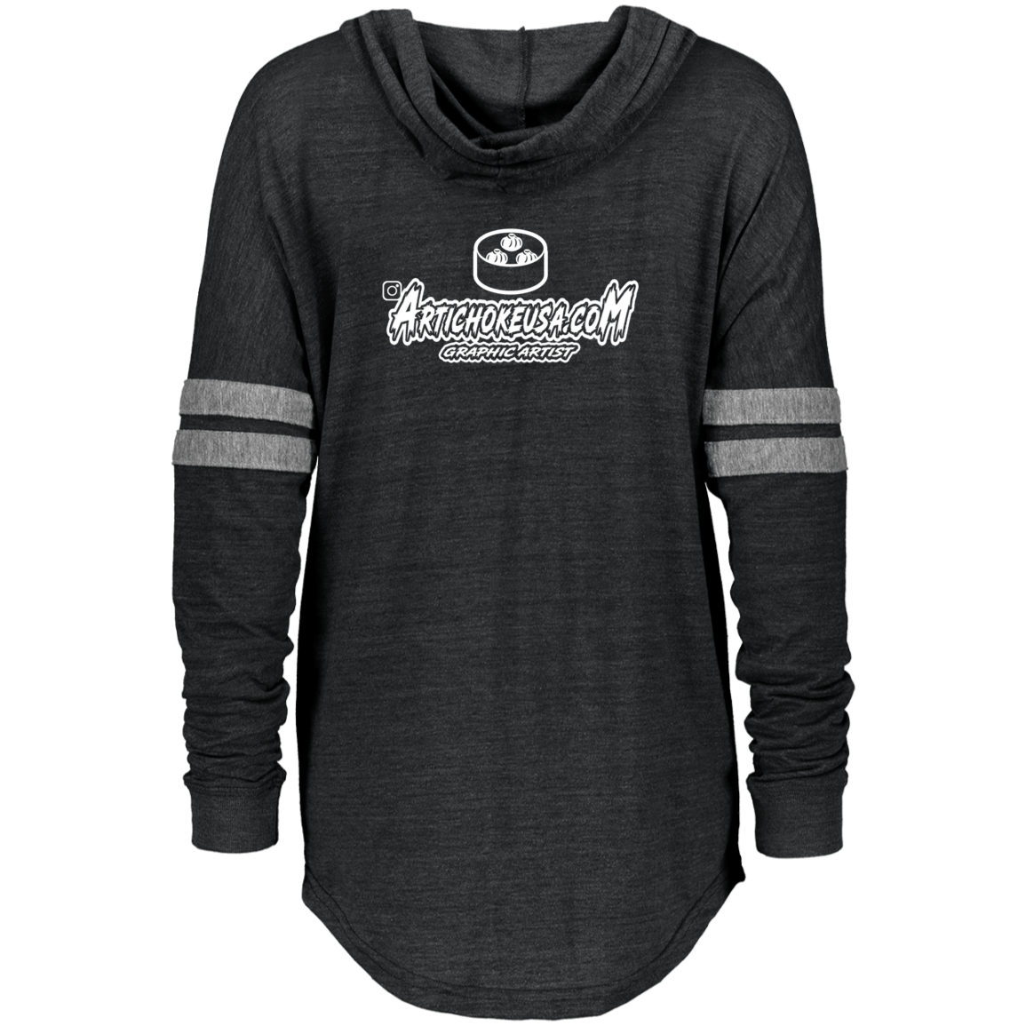 ArtichokeUSA Custom Design. Win Sum Lose Some. Dim Sum. Ladies Hooded Low Key Pullover