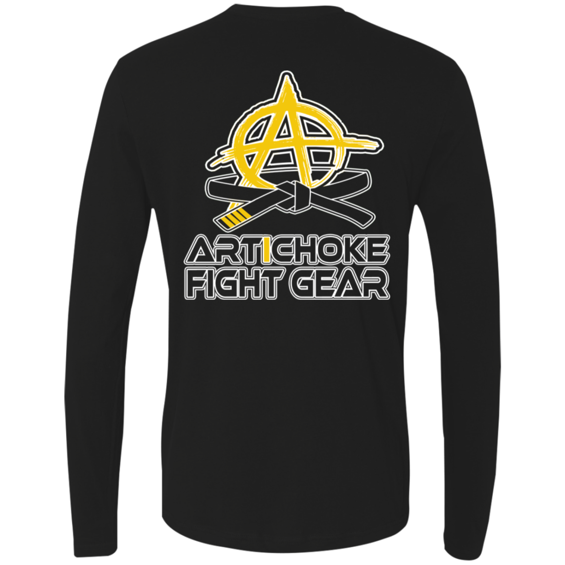 Artichoke Fight Gear Custom Design #8. USE ARMBARS. US Army Parody. Men's 100% combed ring-spun cotton long sleeve