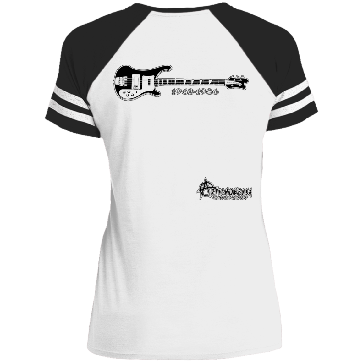 ArtichokeUSA Custom Design. Cliff Burton Tribute. Ladies' Game V-Neck T-Shirt