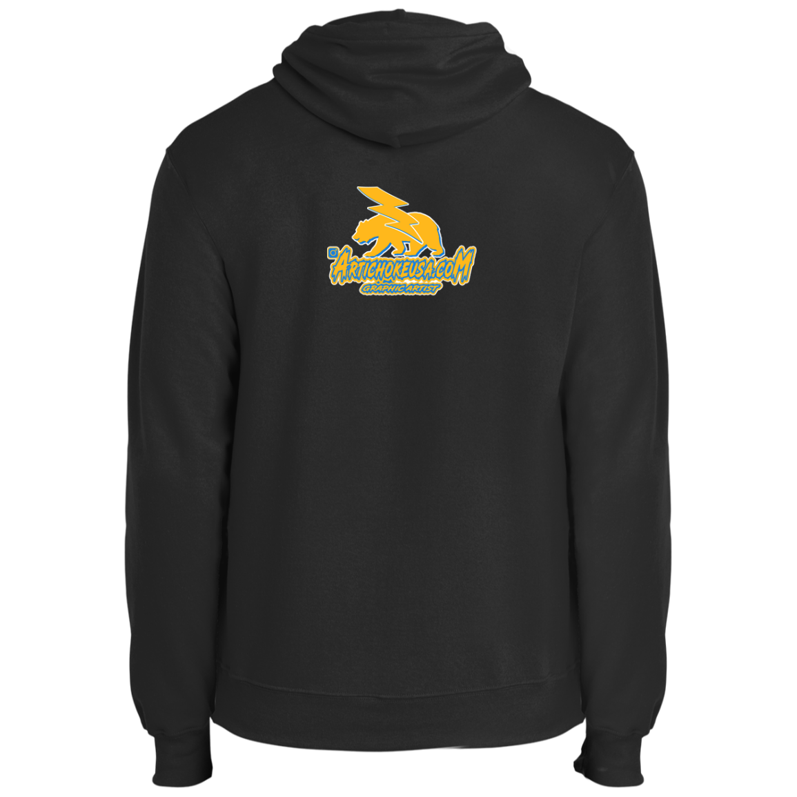 ArtichokeUSA Custom Design. Los Angeles Chargers Fan Art. Fleece Pullover Hoodie