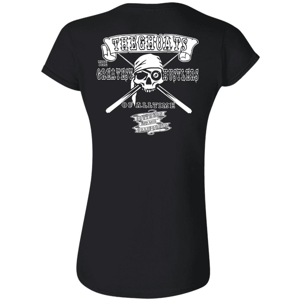 The GHOATS Custom Design. #4 Motorcycle Club Style. Ver 2/2. Ultra Soft Style Ladies' T-Shirt