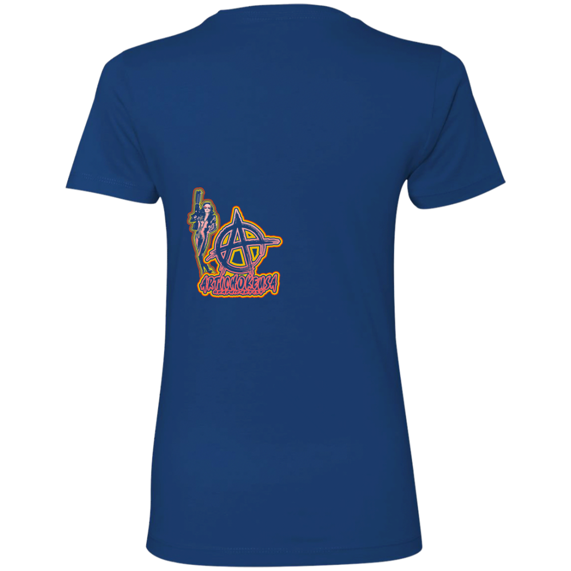 ArtichokeUSA Character and Font design. Let's Create Your Own Team Design Today. Mary Boom Boom. Ladies' Boyfriend T-Shirt