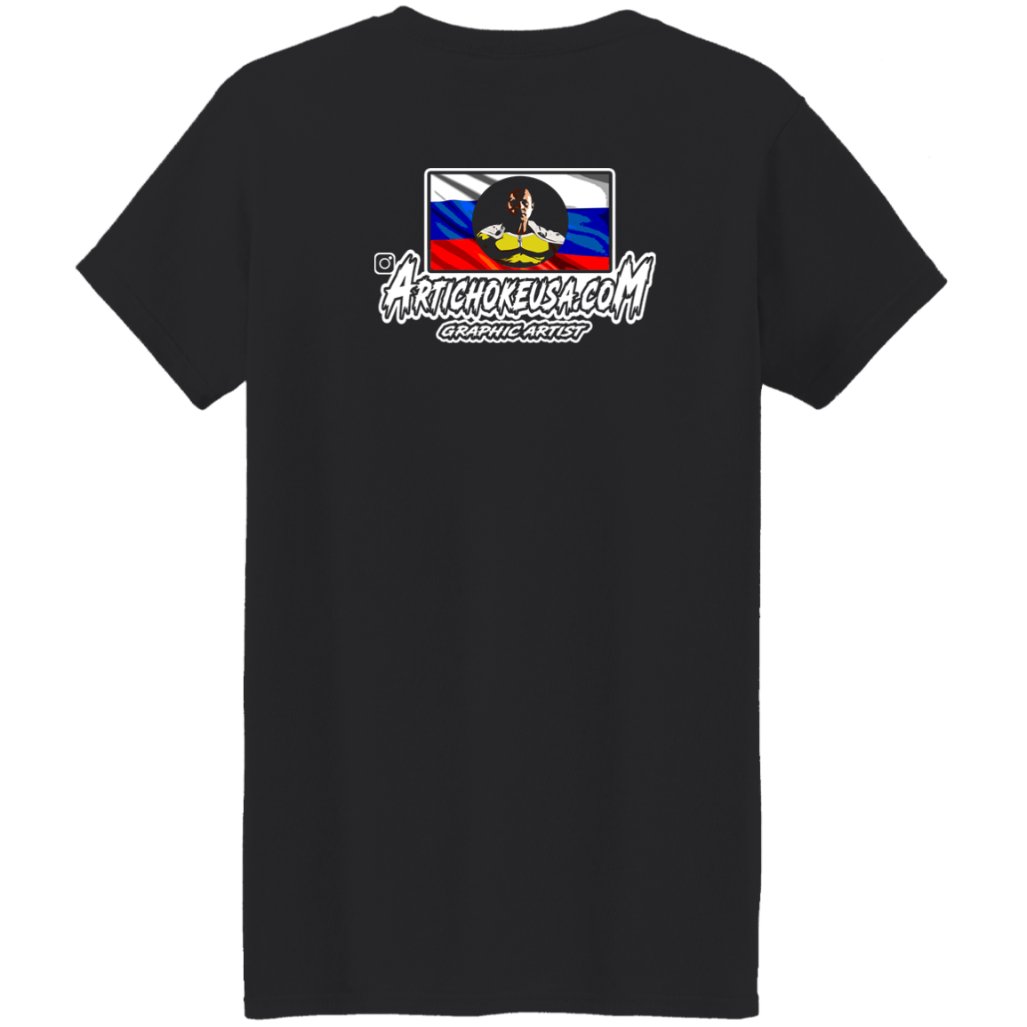 ArtichokeUSA Custom Design. One Punch Fedor. Fedor Emelianenko/One Punch Man Fan Art. Ladies' 5.3 oz. T-Shirt
