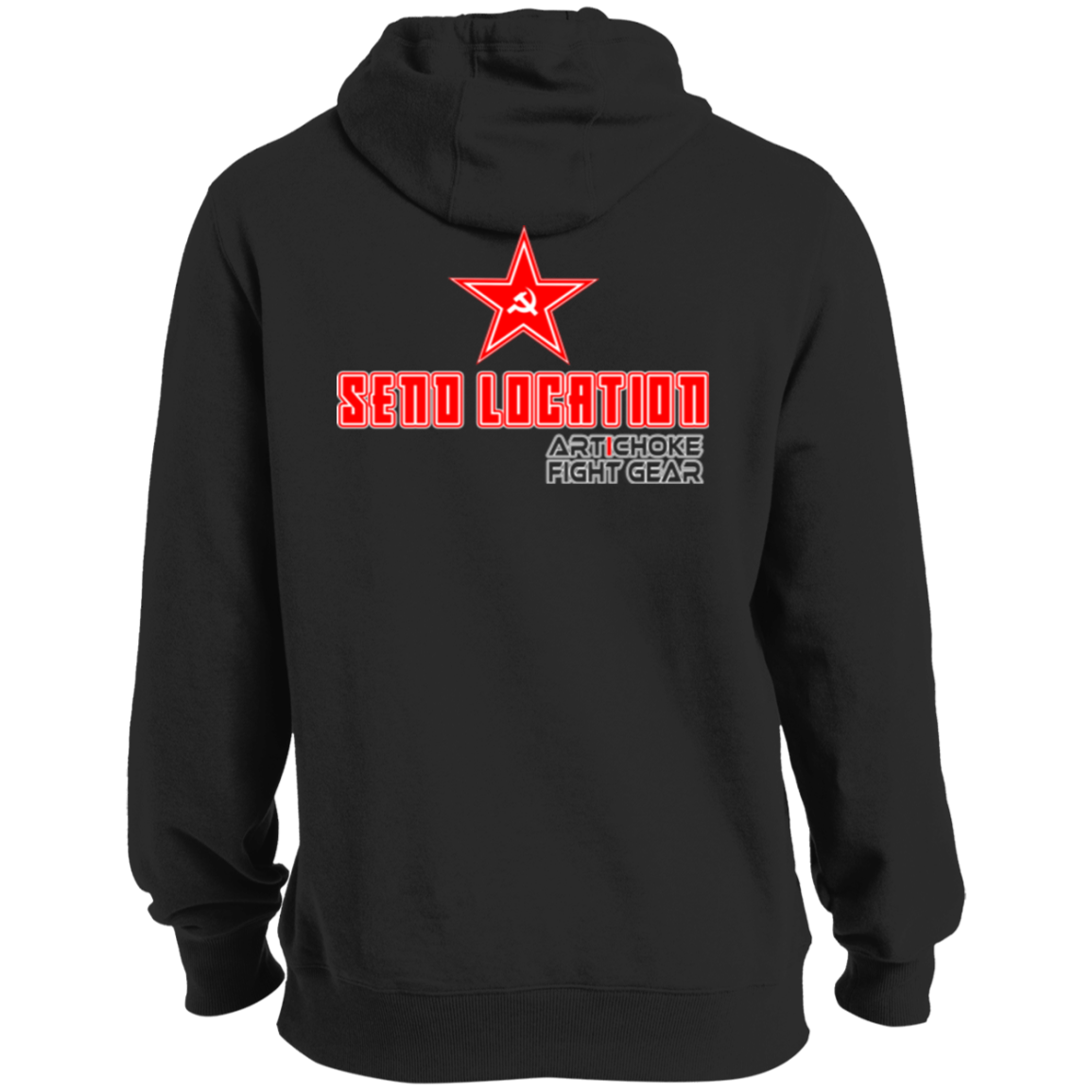 Artichoke Fight Gear Custom Design #18. Send Location. Khabib Nurmagomedov. Fan Art. Ultra Soft Hoodie