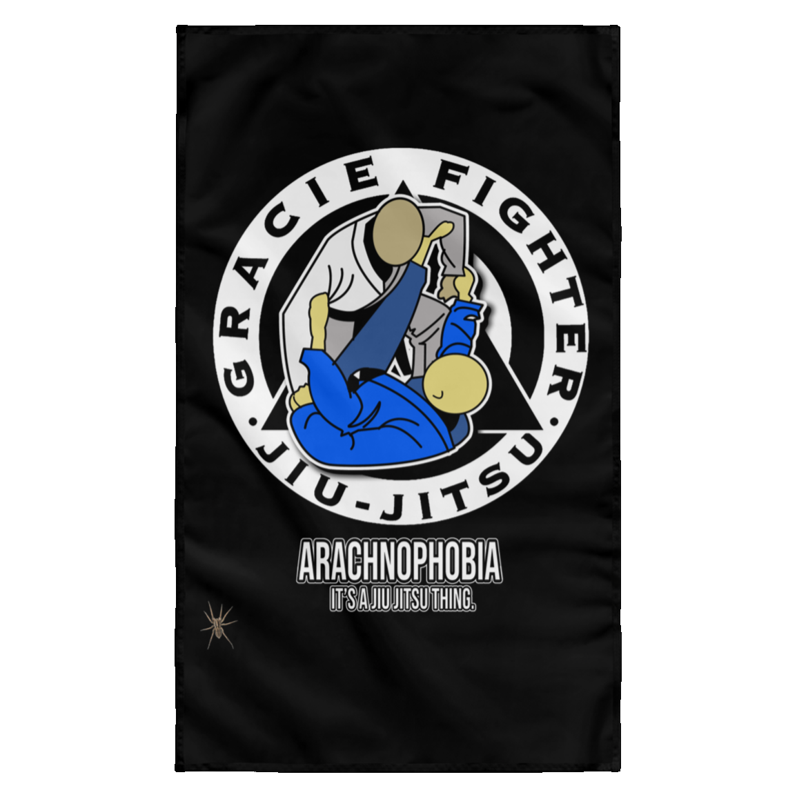 Artichoke Fight Gear Custom Design #1. Arachnophobia: Fear of Spiders. Spider Guard. It's a Jiu Jitsu Thing. Wall Flag