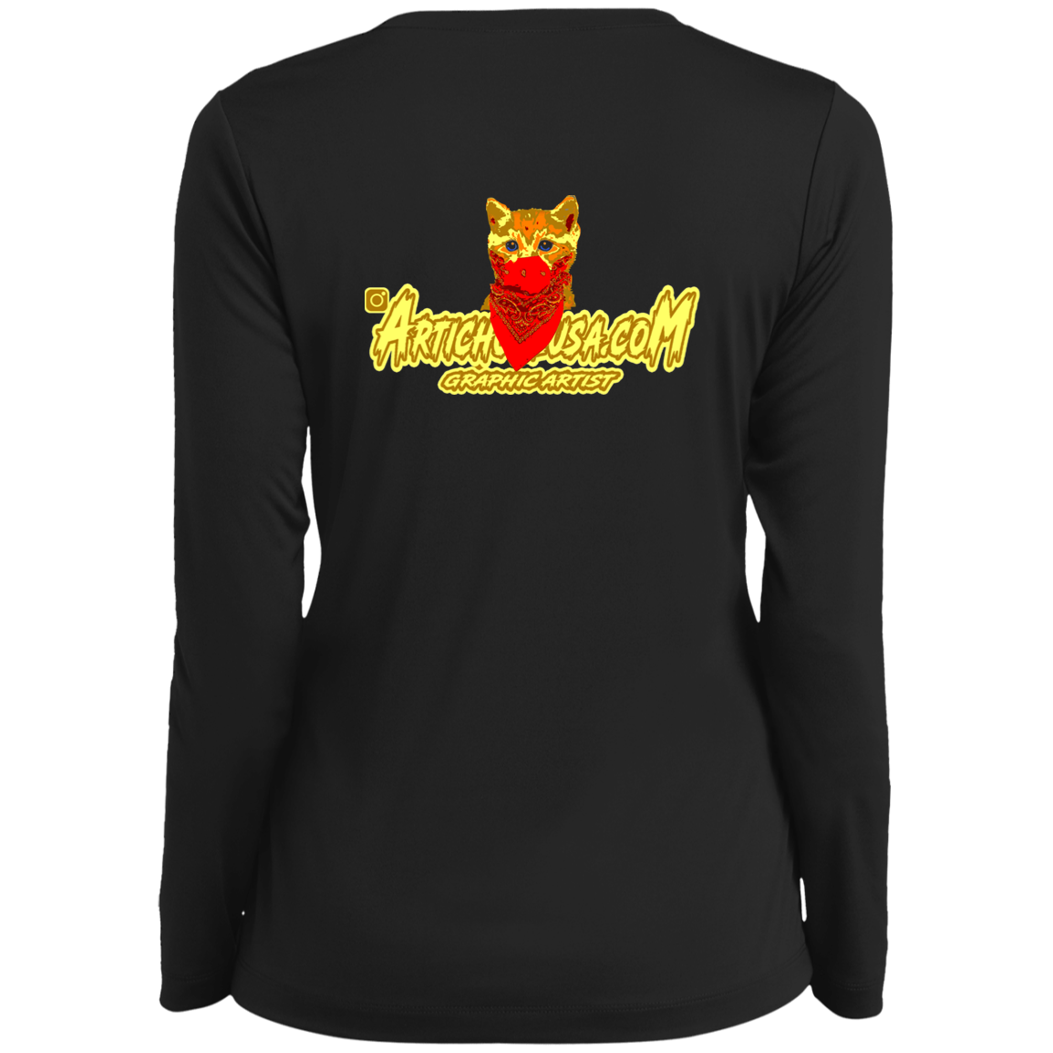 ArtichokeUSA Custom Design. You've Got To Be Kitten Me?! 2020, Not What We Expected. Ladies’ Long Sleeve Performance V-Neck Tee