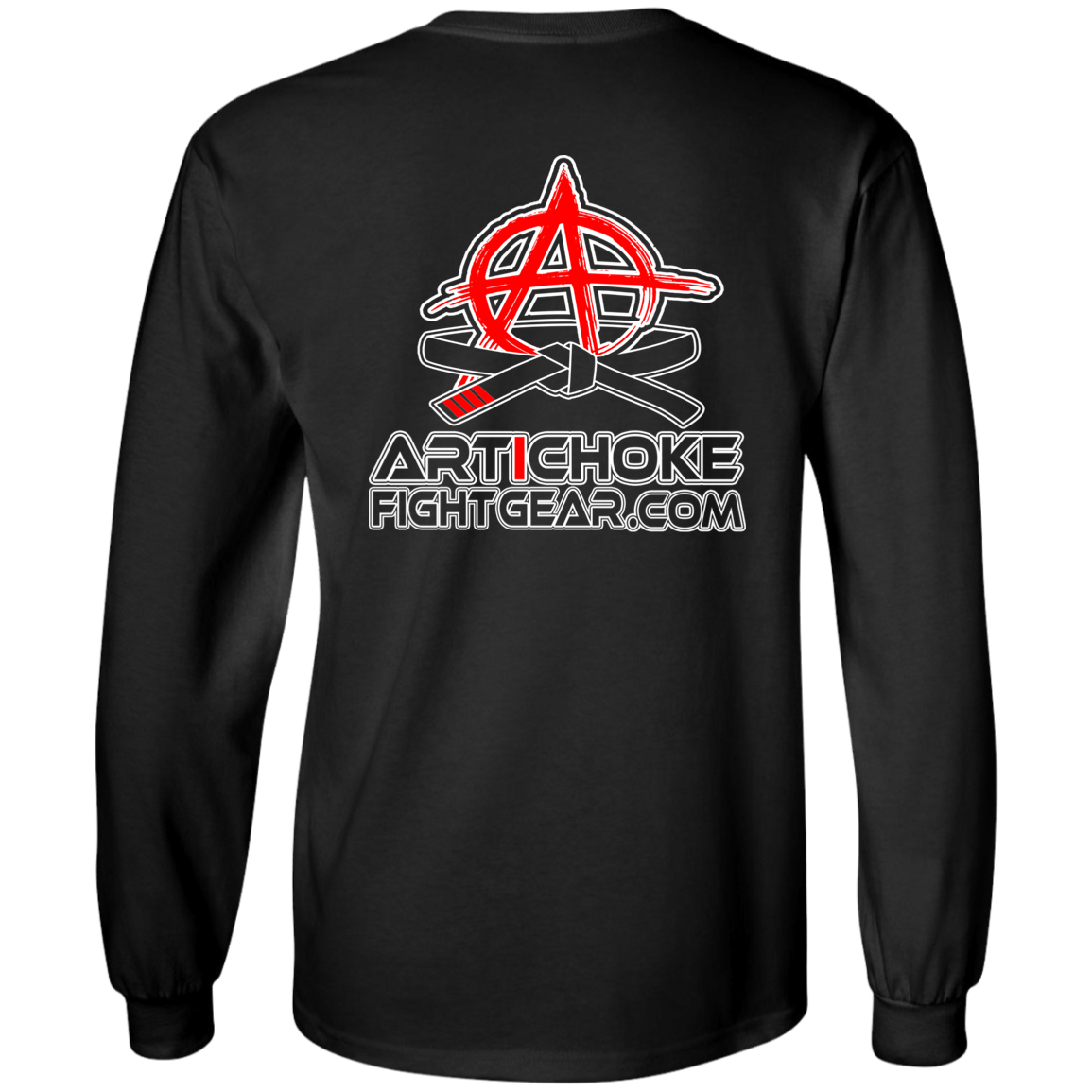 Artichoke Fight Gear Custom Design #15. Proper Quitter. 100% Cotton Long Sleeve