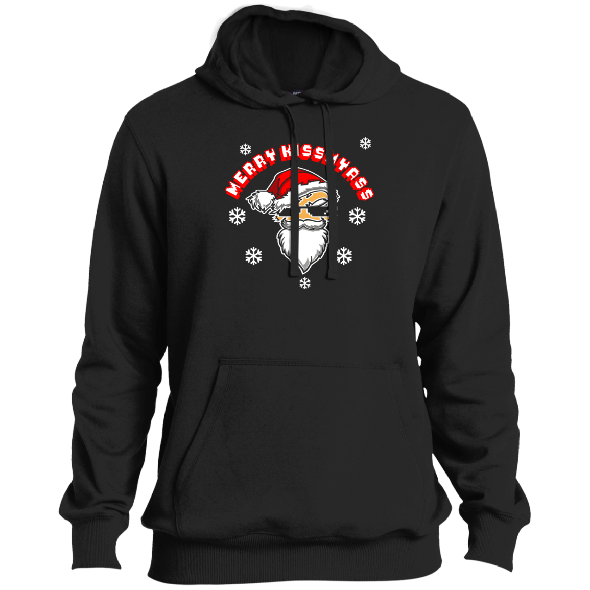ArtichokeUSA Custom Design. Merry Kiss My Ass. Tall Pullover Hoodie