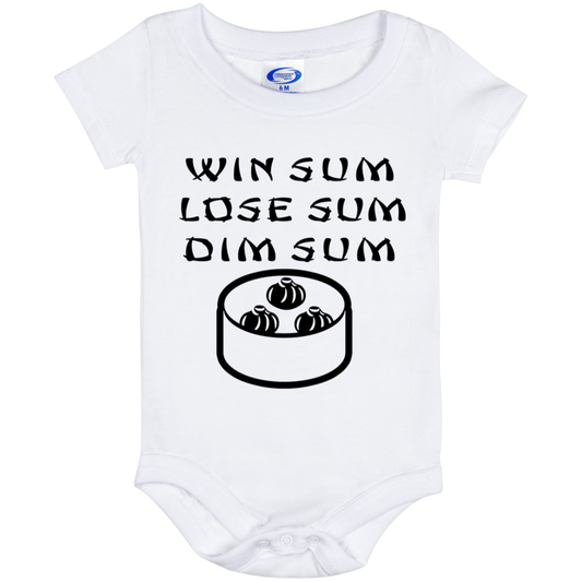 ArtichokeUSA Custom Design. WIN SUM. LOSE SUM. DIM SUM. Baby Onesie 6 Month