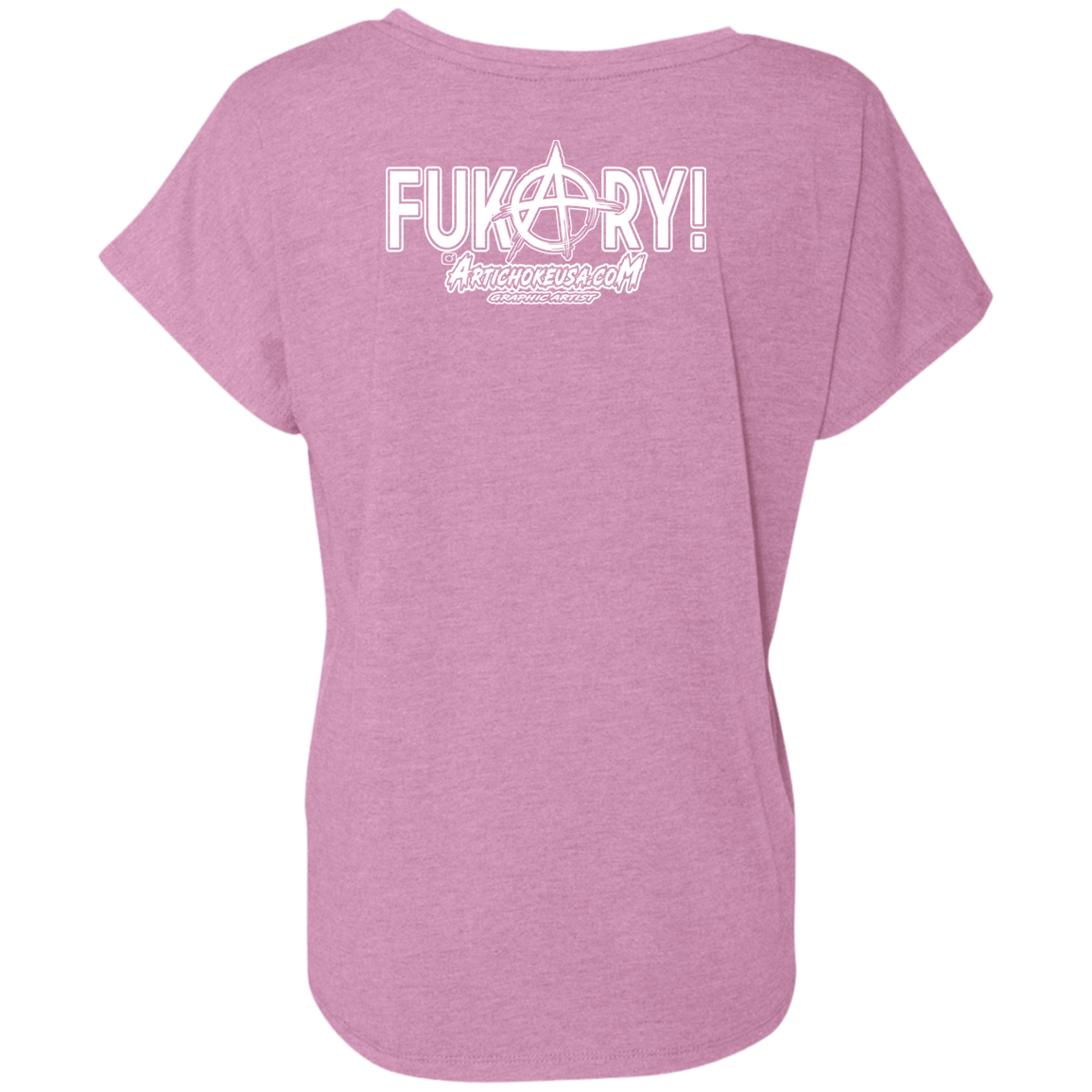 ArtichokeUSA Custom Design. FUKCERY. The New Bullshit. Ladies' Triblend Dolman Sleeve